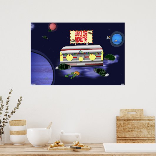 Eet bij Joe's Poster (Keuken)