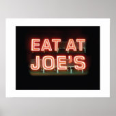 Eet bij Joe's-Print Poster (Voorkant)