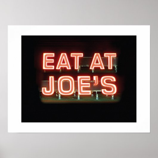 Eet bij Joe's-Print Poster (Voorkant)