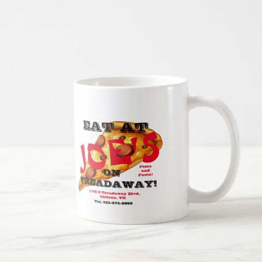 Eet bij Joe's T-shirt Koffiemok (Rechts)