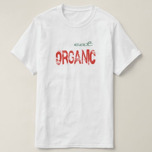 Eet Biologisch T-shirt (Design voorkant)