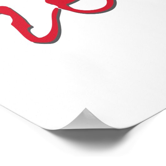 Eet bonen niet poster (Hoek)