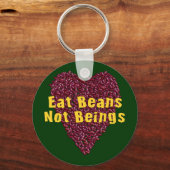 Eet bonen niet sleutelhanger (Voorkant)