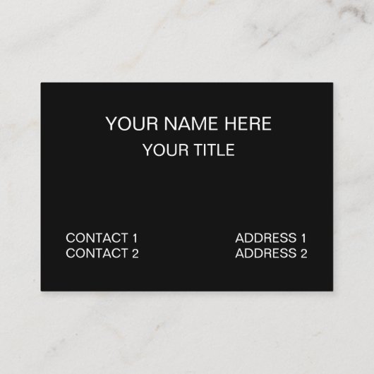 Eet Build Herhaal Grappig Beverdier Visitekaartje (Achterkant)