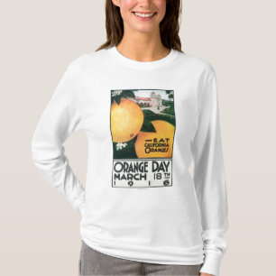 Eet CA-Sinaasappels op Oranje dag T-shirt