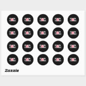 Eet Clean Ronde Sticker (Vel)