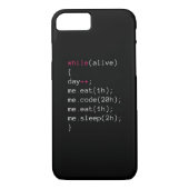 Eet CODE in slaap Case-Mate iPhone Case (Achterkant)
