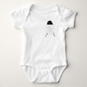 Eet Crow Baby Bodysuit (Voorkant)