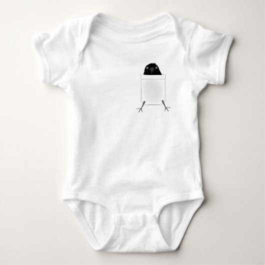 Eet Crow Baby Bodysuit (Voorkant)