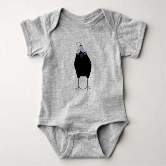 Eet Crow Baby Bodysuit (Voorkant)