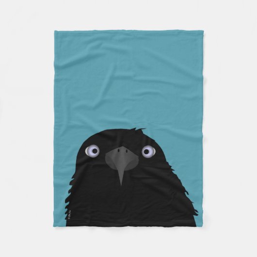 Eet Crow Fleece Blanket (Voorkant)