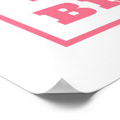 Eet Cupcakes voor ontbijt Verjaardag Poster (Hoek)