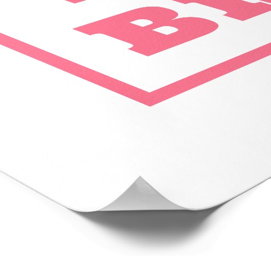 Eet Cupcakes voor ontbijt Verjaardag Poster (Hoek)