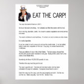 Eet de Carp! Poster (Voorkant)