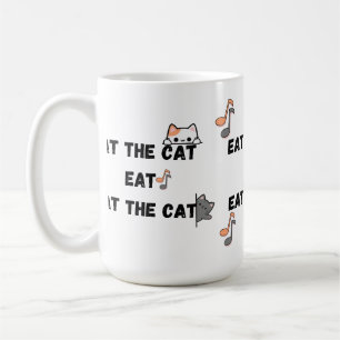 Eet de kat grappig koffiemok