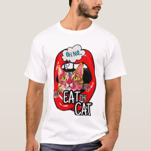 Eet de kat t-shirt