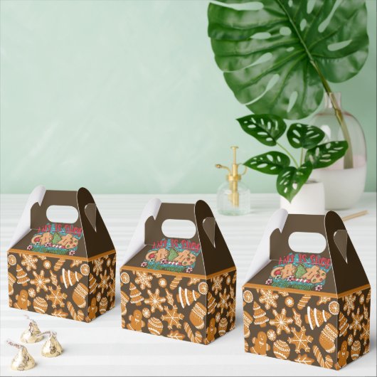 Eet de kerstkoekjes bedankdoosjes (Meervoudige)