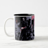 Eet de mok van de Schaduw koffie (Links)