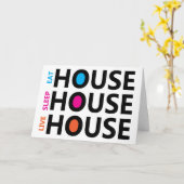 Eet de Muziek van het Huis van de Liefde van de Kaart (Gele Bloem)