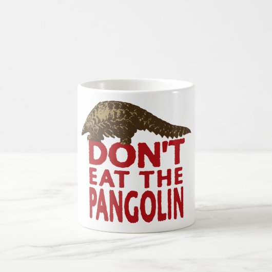 Eet de pangoline niet koffiemok (Center)