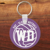 Eet de positie van de Slaapbalspeler Sleutelhanger (Voorkant)