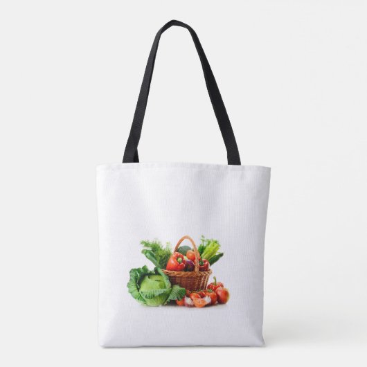 Eet de regenboog all-over-print Tas, schouder Tas (Achterkant)