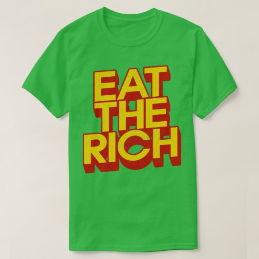 Eet de Rich1 T-shirt (Design voorkant)