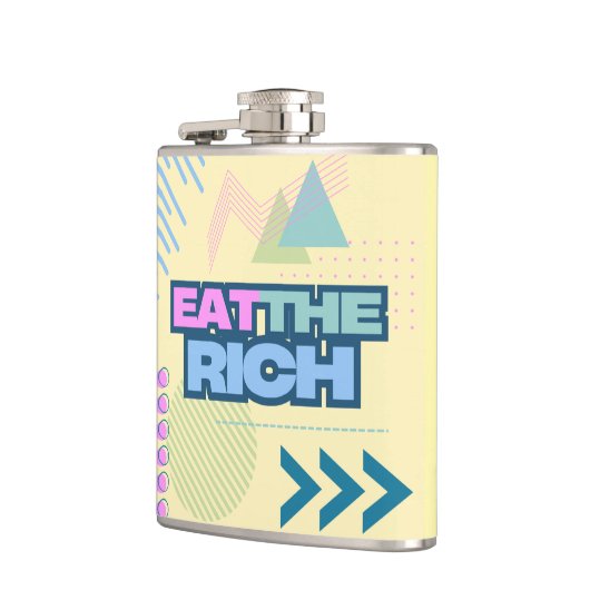 Eet de Rich 90s Vibe Flask Heupfles (Links)