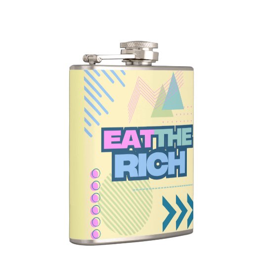 Eet de Rich 90s Vibe Flask Heupfles (Rechts)