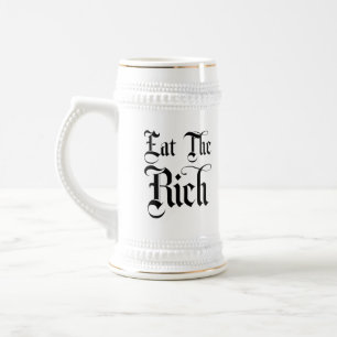 Eet de Rich Beer Stein Bierpul