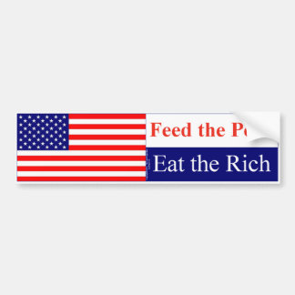 Eet de Rich Bumpersticker