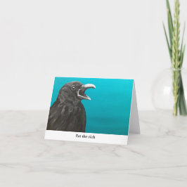 Eet de Rich Crow Note Kaart