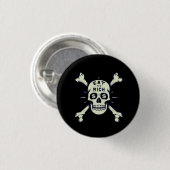 Eet de Rich Ronde Button 3,2 Cm (Voorkant /achterkant)