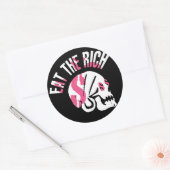 Eet de Rich Ronde Sticker (Envelop)