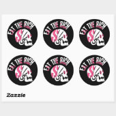 Eet de Rich Ronde Sticker (Vel)