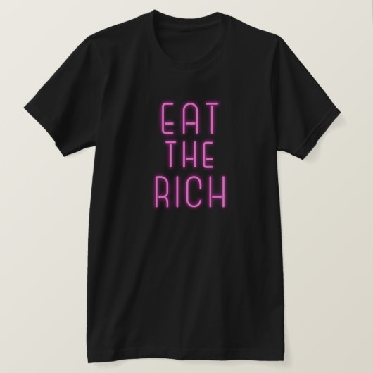 Eet de Rich T-shirt (Design voorkant)