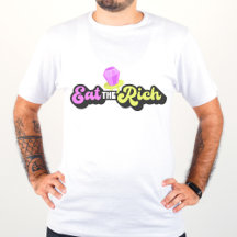 Eet de rijke 90's Diamond Ring Pop Funny Unisex