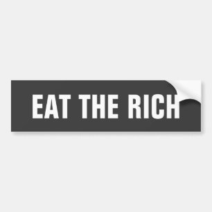Eet de Rijke Bumpersticker
