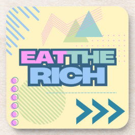 Eet de rijke jaren 90 Vibe Onderzetters