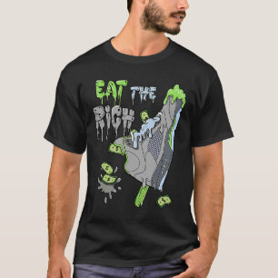 Eet de rijke JD schokte ijskap groene Bean 5s Matc T-shirt