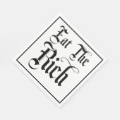 Eet de rijke lunch servet