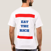 Eet de rijke T-shirt (Achterkant)