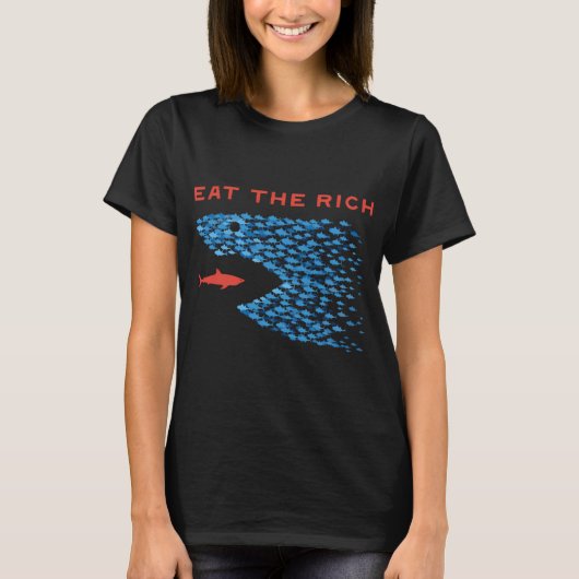 Eet De Rijke Vis T-shirt (Voorkant)