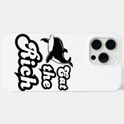 Eet de rijke walvisorka Case-Mate iPhone case (Achterkant (horizontaal))