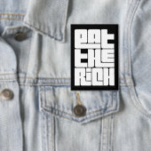 Eet de Rijken - Grappige Socialist  Button (Insitu)