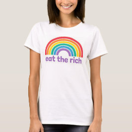 Eet De Rijken Regenboog Retro T-Shirt