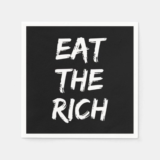 Eet de Rijken - Socialist Servet (Voorkant)