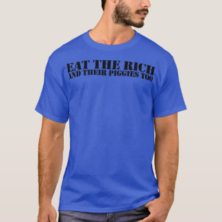 Eet de rijken zwart 5 t-shirt