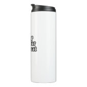 Eet de slaapgitaar herhalen.  kleurrijk thermosbeker (Geroteerd rechts)