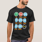 Eet de slaapkamer van het spel - ideaal cadeau voo t-shirt (Voorkant)